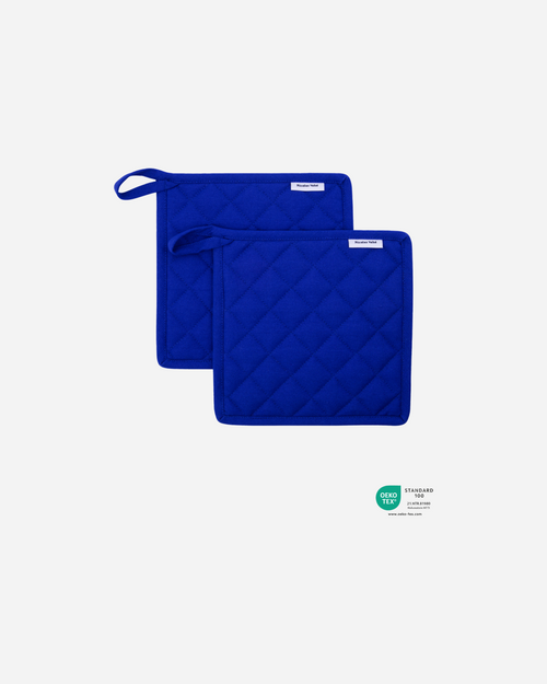 Topflappen 2 Stk. Blau