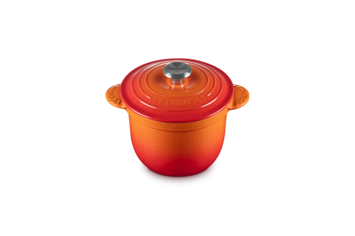 Le Creuset Cocotte Every / Reiskocher Tradition 'Orange-rot' Ø18cm / 2L