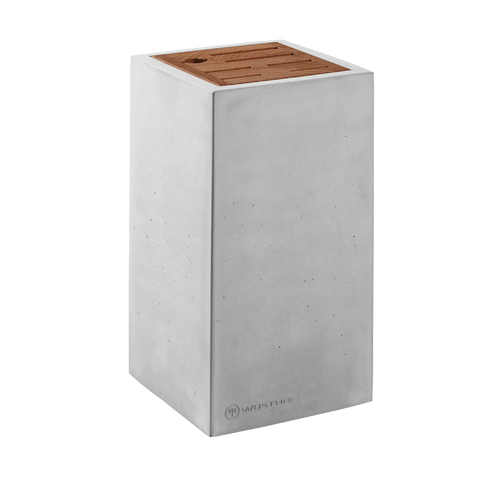 Messerblock 7 Messer Beton mit Thermobuche-Einlage