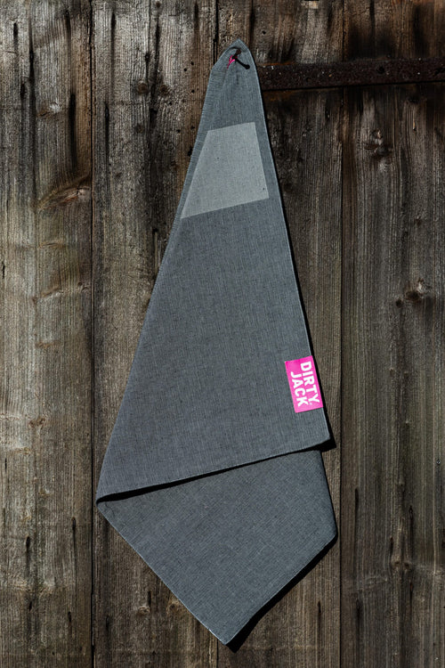Küchenhandtuch Anthrazit 'Pink Label'