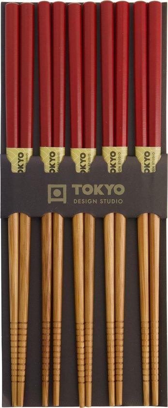 Tokyo Design Studio Eetstokjes 'Terracota' set van 5
