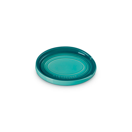 Le Creuset Löffelablage Oval „Bleu Riviera“