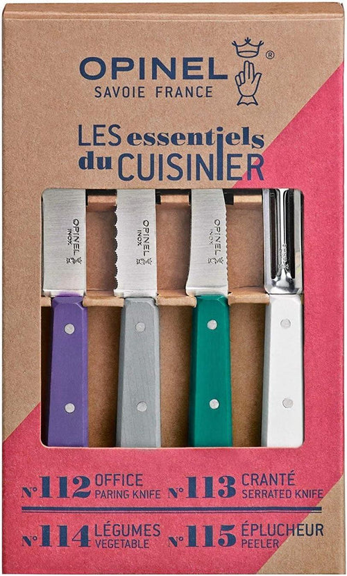Opinel Les Essentials 4-delig messensetje Art Deco