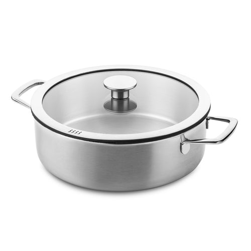 DUCQ Snackpfanne Ø26cm / 4L Dunstabzugshaube 'Edelstahl'