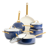 Greenpan Pfannenset, 10-teilig, „Padova Oxford Blue“