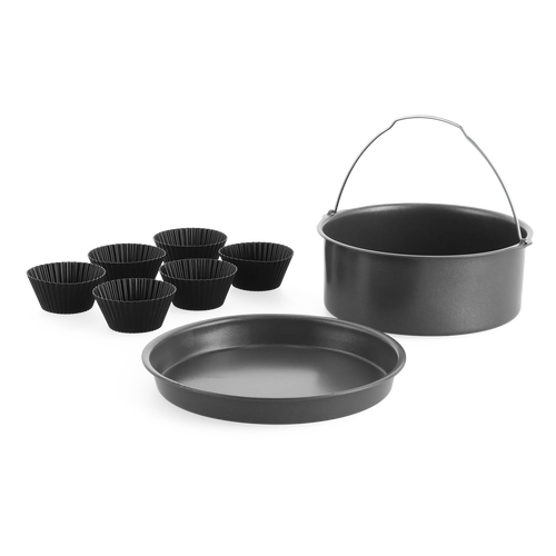 GreenPan Heißluftfritteusen-Backzubehör-Set 8-teilig