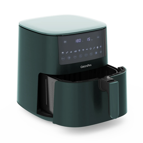 Greenpan Heißluftfritteuse Bistro XXL 7.2L „Pine Green“