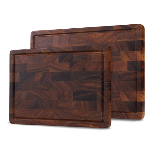 Sophior Houten Snijplankenset Walnoot Kopshout, 2 Planken