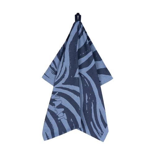 Vaat Amsterdam Thee- en keukenhanddoek giftset 'zebra denim/blue'