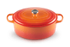 Le Creuset Braadpan Ovaal Signature 'Oranjerood'