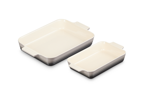 Le Creuset Auflaufform-Set, 2-teilig, Modell „Flint“, 25 & 32 cm