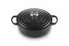 Le Creuset Schmorpfanne / Sauteuse Round Signature Ø24cm / 3,4L 'Mattschwarz'