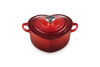 Le Creuset Heart Signature Schmortopf „Kirschrot“ Ø 20 cm / 1,9 l