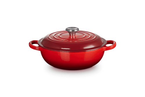Le Creuset Marmite Braadpan Signature 'Kersenrood' Ø22cm / 2.2L