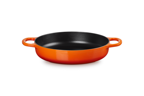 Le Creuset Schmorpfanne mit zwei Griffen 'Orange Red' Ø28cm / 3,2L