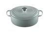 Le Creuset Braadpan Ovaal Signature 'Sea Salt'