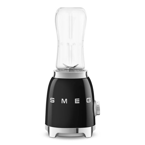 Smeg Personal Blender 0,6 l + 1 To-Go-Flasche „Schwarz“ PBF00BLEU