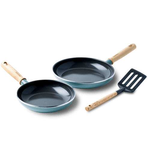 Greenpan Bratpfannenset 20/24 cm „Mayflower“ mit Pfannenwender