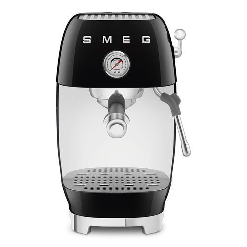 SMEG Espresso Manuell 'Schwarz' ECF03BLEU