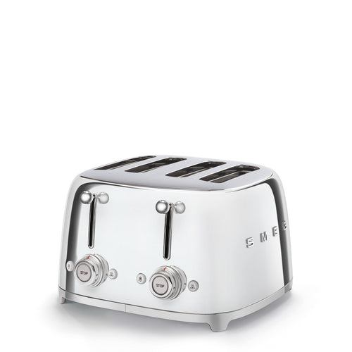 Smeg Toaster 4x4 'Stahl' TSF03SSEU
