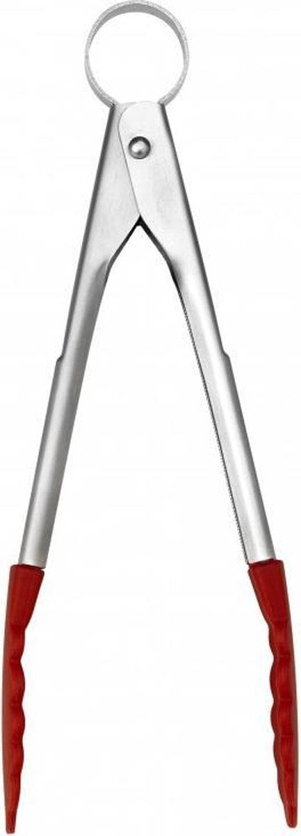 Cuisipro Mini-Servierzange aus Silikon, 18 cm, Rot