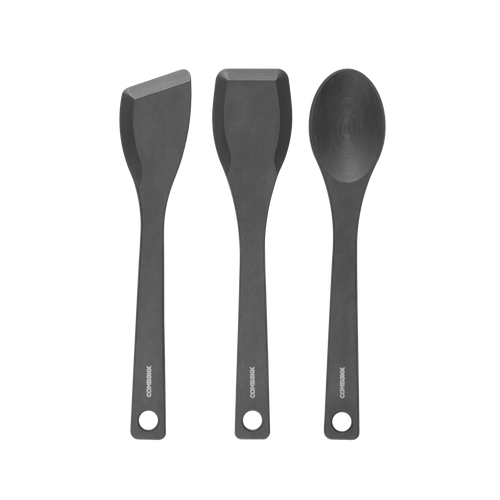 Combekk Holzspatel-Set 3-teilig „Schwarz“