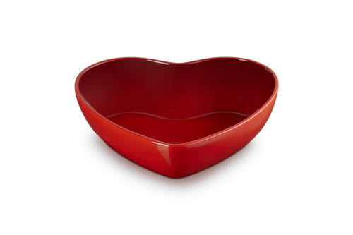 Le Creuset Servierschüssel Hochherz Ø30cm / 2,9L 'Kirschrot'