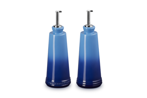 Le Creuset Öl- und Essigset 300ml Signature 'Azure'