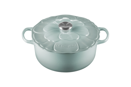 Le Creuset Braadpan Signature Ø26cm / 5.3L 'Sea Salt Bloesem'