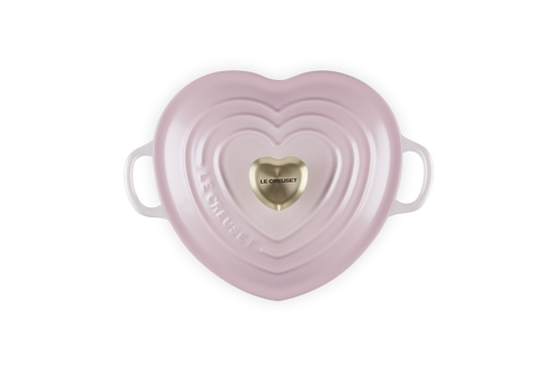 Le Creuset Campagnard Herz Ø20cm / 1L 'Shell Pink'