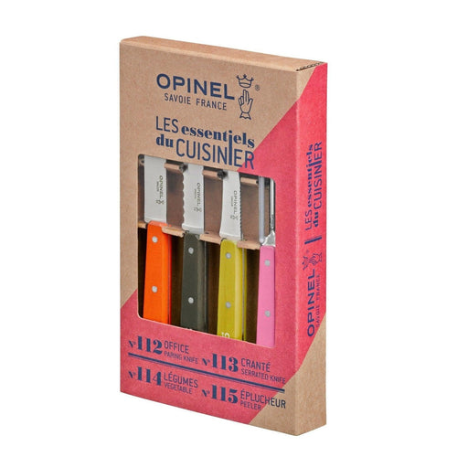Opinel Les Essentials 4-delige messenset Fifties