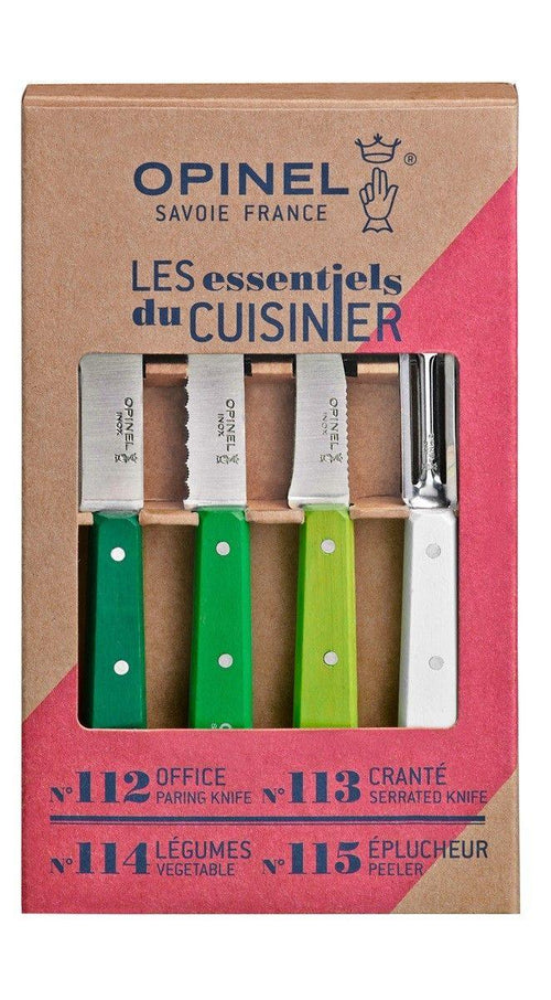 Opinel Les Essentials 4-delige messenset Primavera