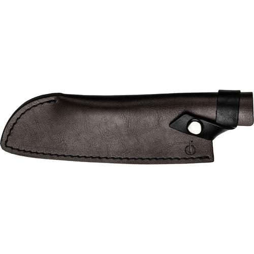 Santoku-Messer mit geschmiedeter Lederscheide, 18 cm