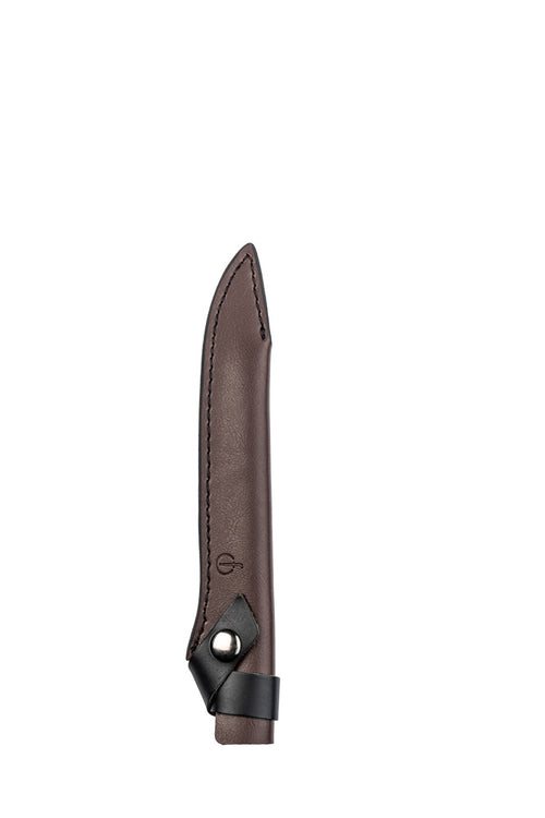 Fischfiletiermesser mit Lederetui, 16 cm
