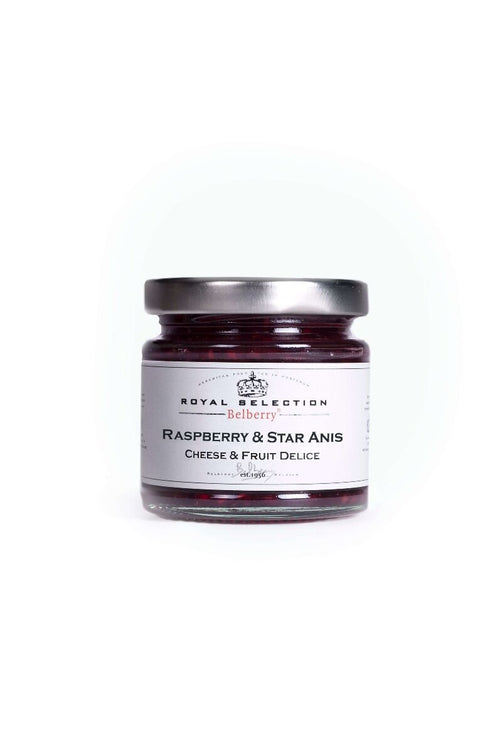 Kaasbegeleider Frambozen & Steranijs (130 gr)