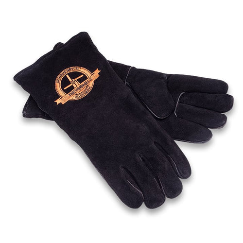 2er-Set Grillhandschuhe aus Leder