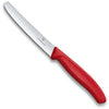 Victorinox Universalmesser, gezahnt, rot, Modell „Swiss Classic“, 11 cm