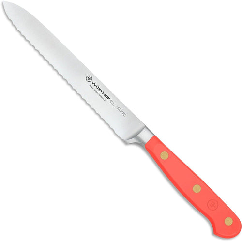 Universeelmes 14cm gekarteld 'Classic Color Coral Peach'