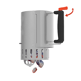 Barbecook Houtskoolstarters Houtskoolstarter met safe-drop RVS 5420059848654 BC-ACC-7413 afbeelding