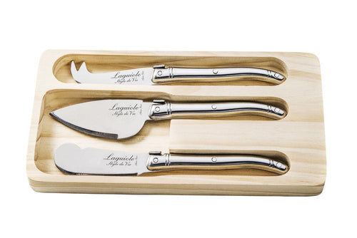 Laguiole Style de Vie Kaasmessen Kaasmessenset 3-delig RVS 'Premium Line' 8718719300183 KaasRVS3Del afbeelding