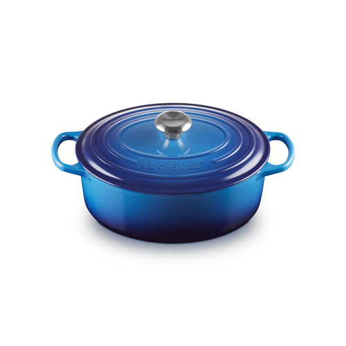 Le Creuset Braadpannen Braadpan Ovaal Signature 'Azure' 0024147328476 21178292202430 afbeelding