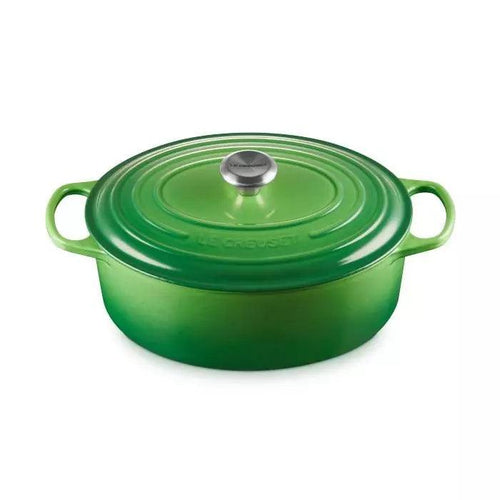 Le Creuset Braadpannen ø35cm / 8.9L Braadpan Ovaal Signature 'Bamboo Green' 0024147329312 21178354082430 afbeelding#44181305295018