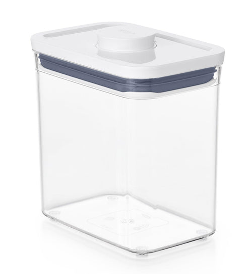 OXO Good Grips Voorraadpotten Voorraadbus 1,6L 'POP' 2.0 - Rechthoekig Laag 0719812685021 11234600 afbeelding