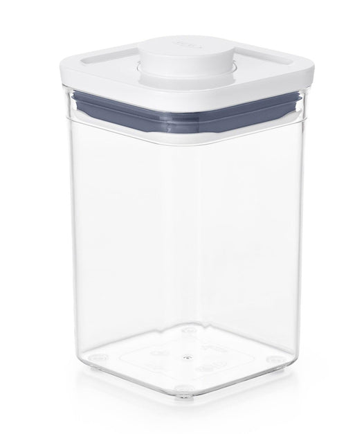 OXO Good Grips Voorraadpotten Voorraadbus 1L 'POP' 2.0 - Klein Vierkant Laag 0719812684963 11234000 afbeelding