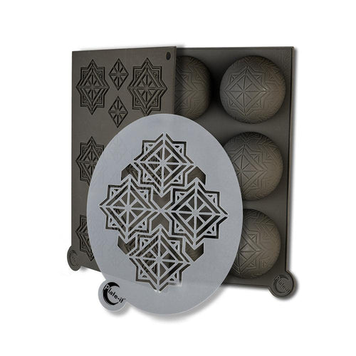 Plate-It Garneermallen Garneermallen Infinity 3-delige set 8720039628434 PIMoldsWood afbeelding