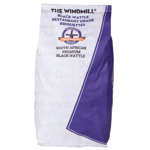 The Windmill Briketten Premium South African Black Wattle Briketten 6kg 7141078856427 TWM100 afbeelding