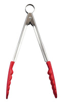 Cuisipro Mini-Servierzange aus Silikon, 24 cm, Rot