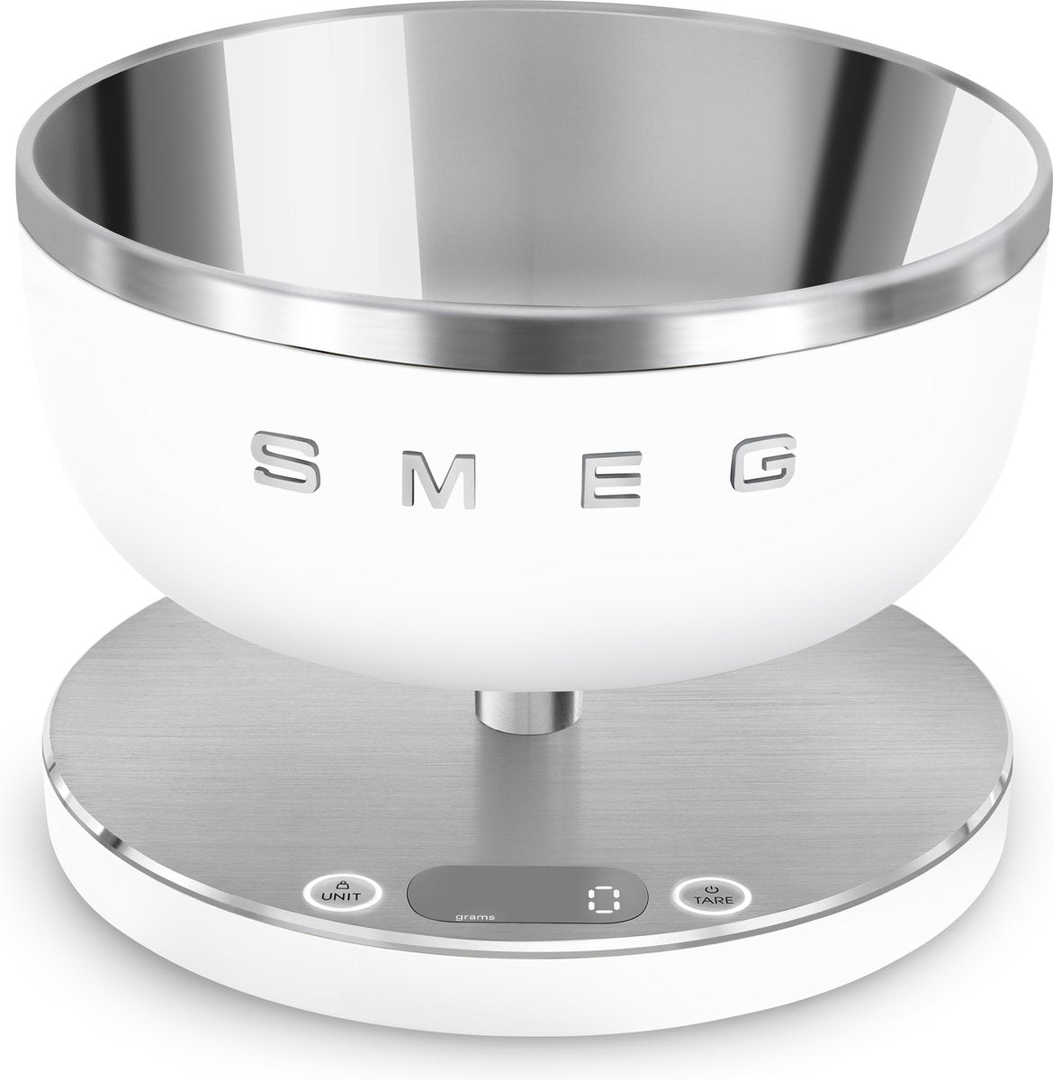 Smeg Digitale Küchenwaage 'Mattweiß'