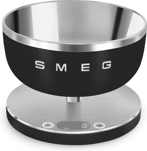 Smeg Digitale Küchenwaage 'Matt Schwarz'