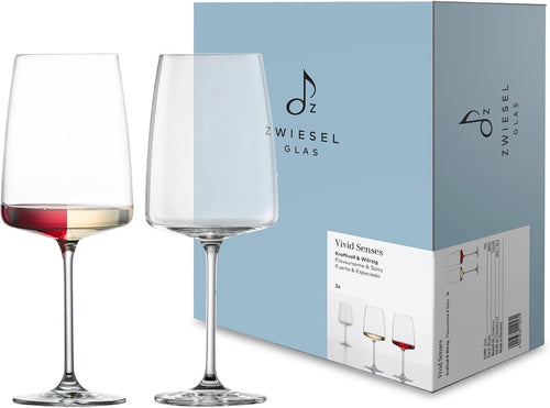 Zwiesel Glas Rotweingläser, 2 Stück, 0,66 l, „Vivid Senses Flavor &amp; Spicy 130“